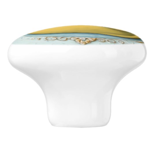 Gelber Gummi Ducky Niedlich Duck Duckie Toy Badezi Keramikknauf (Seitenansicht)