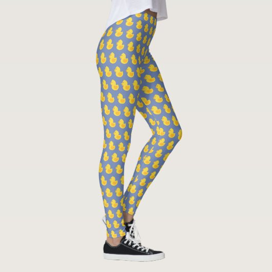 Gelber Gummi Ducky Pattern Leggings (Rechts)