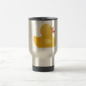 Gelber Gummi-Ente Reisebecher (Mittel)