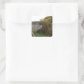 gelber Herbst Quadratischer Aufkleber (Tasche)