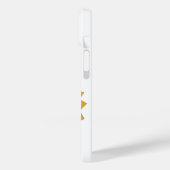 Gelber Herzdrache Case-Mate iPhone Hülle (Rückseite / Links)