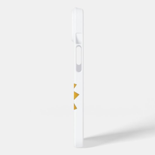 Gelber Herzdrache Case-Mate iPhone Hülle (Rückseite / Links)