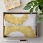 Gelber Herzdrache Seidenpapier (Geschenk)