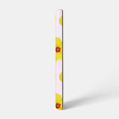 Gelber Hibiskus Blume Art Samsung Galaxy Hülle (Linke Seite)