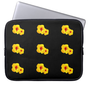 Gelber Hibiskus Laptopschutzhülle