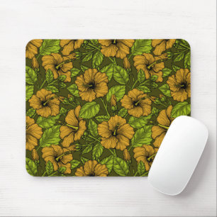 Gelber Hibiskus Mousepad