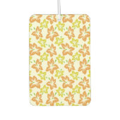 Gelber Hibiskus, orangefarbener Hibiskus, Blumenmu Autolufterfrischer (Vorderseite)