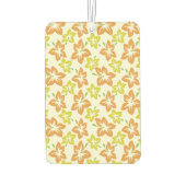 Gelber Hibiskus, orangefarbener Hibiskus, Blumenmu Autolufterfrischer (Rückseite)