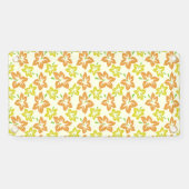 Gelber Hibiskus, orangefarbener Hibiskus, Blumenmu Banner (Horizontal)