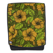 Gelber Hibiskus Rucksack (Vorderseite)