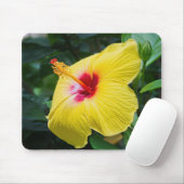 Gelber Hibiskus Sideview Mousepad (Mit Mouse)