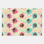 Gelber Hintergrund für Afrikanisch-amerikanische M Geschenkpapier Set (Vorderseite 3)