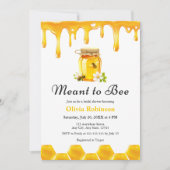 Gelber Honig bedeutet, Brautparty zu sein Einladung (Vorderseite)