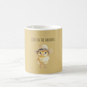 Gelber Hühnerhut Kaffeetasse