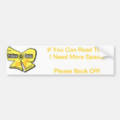 Gelber HundeAutoaufkleber Autoaufkleber (Vorne)