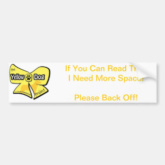 Gelber HundeAutoaufkleber Autoaufkleber