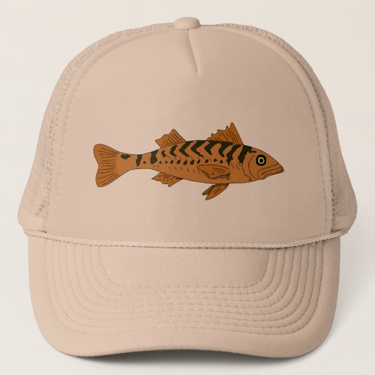 Gelber Hut. Truckerkappe (Vorderseite)