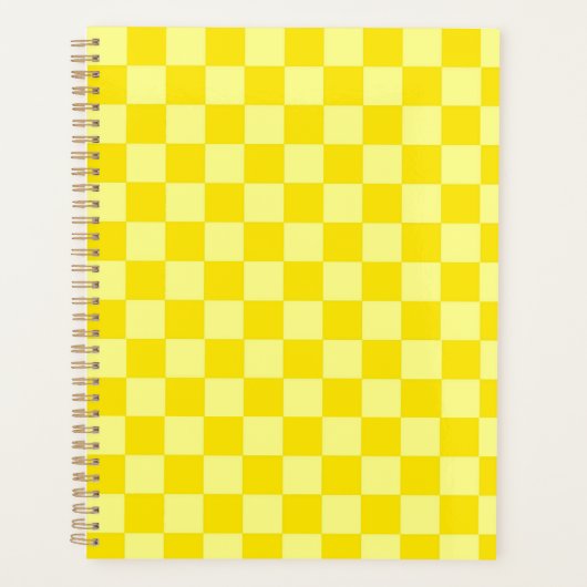 Gelber Karo Planer (Vorderseite)