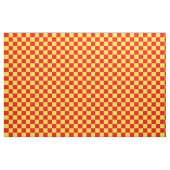 Gelber Karo Prüfmuster-Design Stoff (Yard (91,4 cm))