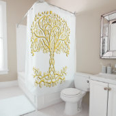 Gelber Keltenbaum Duschvorhang (Beispiel)
