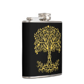 Gelber Keltenbaum Flachmann (Rechts)