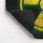 Gelber Kernwaffe Mousepad (Ecke)