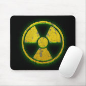 Gelber Kernwaffe Mousepad (Mit Mouse)