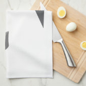 gelber Kettenbagger Handtuch (Viertel Falte)