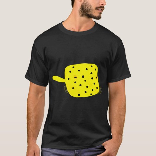 Gelber Kofferfisch T-Shirt (Vorderseite)