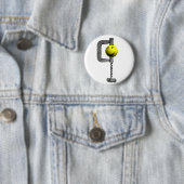 gelber Kopf gefangen in einem Laster Button (Beispiel)
