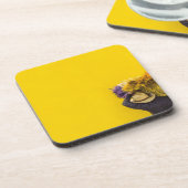 Gelber Korb Getränkeuntersetzer (Linke Seite)