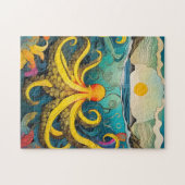 Gelber Krake Puzzle (Horizontal)