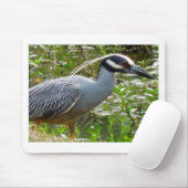 Gelber Kronen-Nachtreiher Mousepad (Mit Mouse)