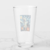 Gelber Labrador (1) Glas (Rückseite)