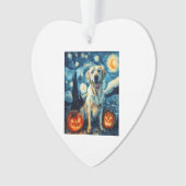 Gelber Labrador (1) Ornament (Vorderseite)