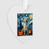 Gelber Labrador (1) Ornament (Vorderseite)