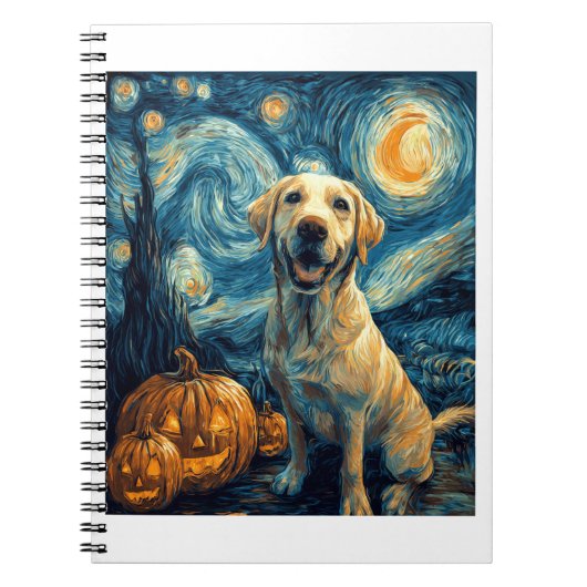 Gelber Labrador (2) Notizblock (Vorderseite)