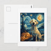 Gelber Labrador (2) Postkarte (Vorne/Hinten)