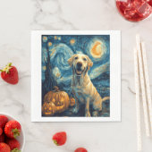 Gelber Labrador (2) Serviette (Beispiel)