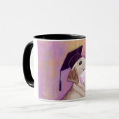 Gelber Labrador-Abschluss Tasse (Vorderseite Links)