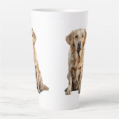 Gelber Labrador-Becher Milchtasse (Vorderseite)