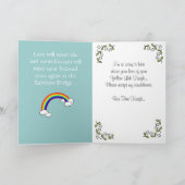 Gelber Labrador Engel mit Liebe Karte (Innenseite)