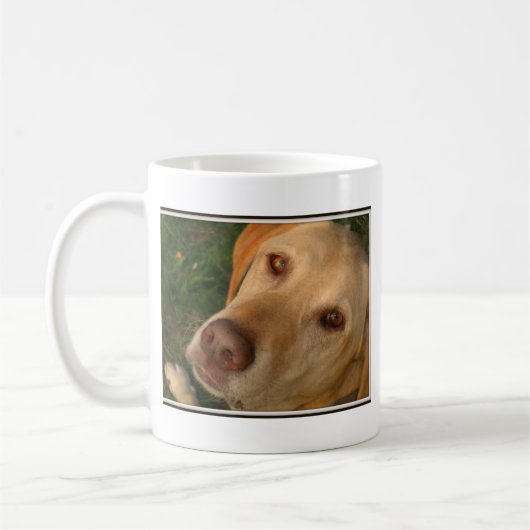 Gelber Labrador Kaffeetasse (Links)
