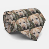Gelber Labrador Krawatte (Gerollt)