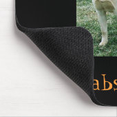 Gelber Labrador, Labrador-Regel! Mousepad (Ecke)