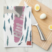 Gelber Labrador, Labrador-Retriever, Strand-Hund Küchentuch (Viertel Falte)