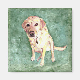 Gelber Labrador Magnet