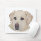Gelber Labrador Mousepad (Mit Mouse)