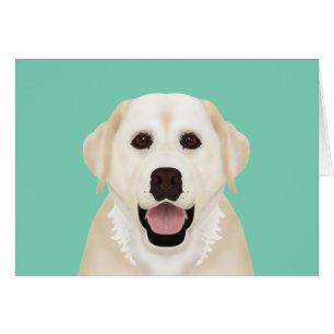 gelber Labrador-Retriever-Cartoon