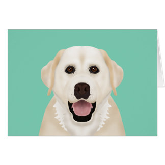 gelber Labrador-Retriever-Cartoon